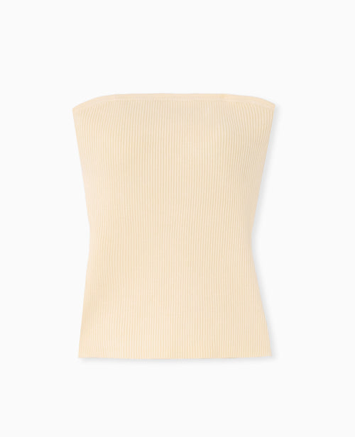 Top bustier en maille côtelée - PIMKIE - 4