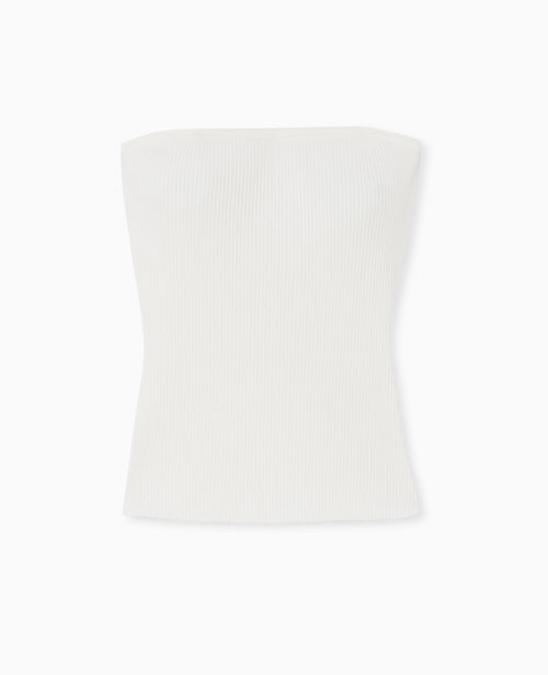 Top bustier en maille côtelée - PIMKIE - 4