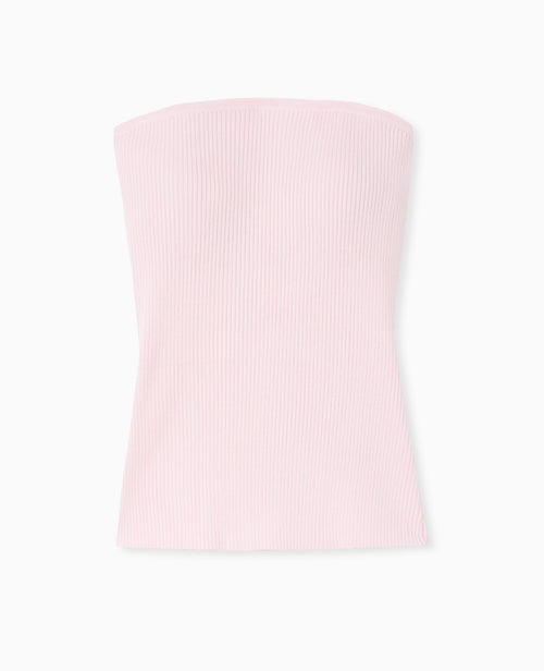 Top bustier en maille côtelée - PIMKIE - 4