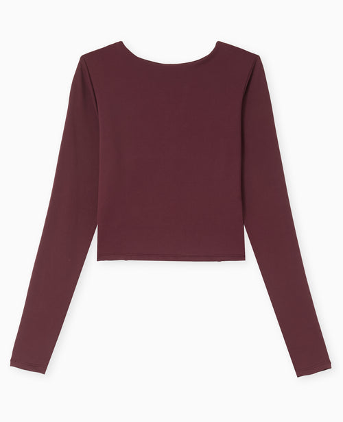 Top court manches longues avec dos ouvert - PIMKIE - 4