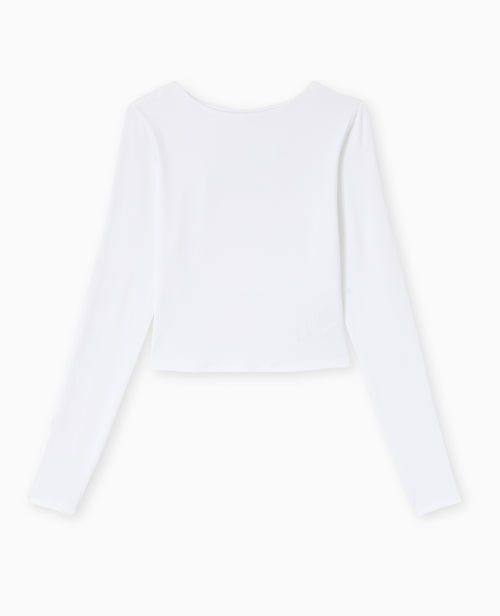 Top court manches longues avec dos ouvert - PIMKIE - 4