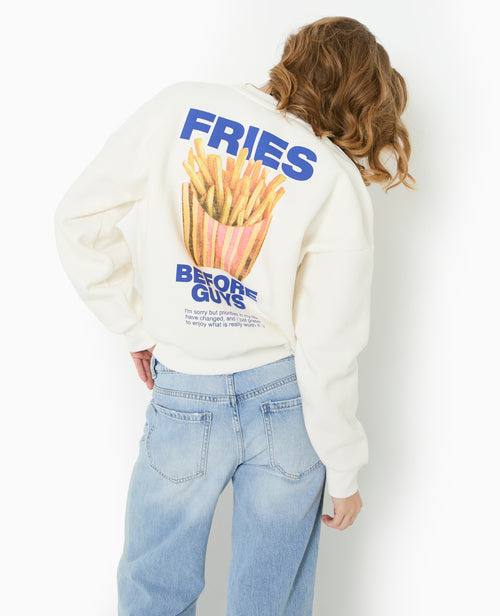 Sweat oversize avec print poitrine et dos - PIMKIE - 6