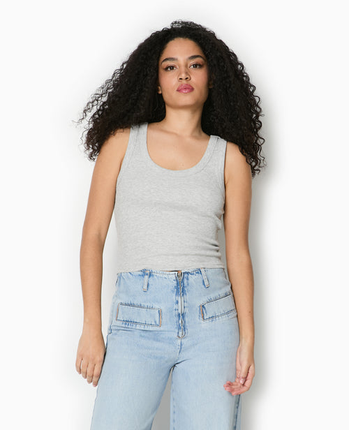 Débardeur court en maille côtelée - PIMKIE - 5