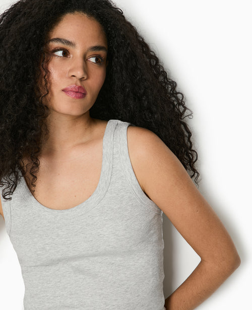 Débardeur court en maille côtelée - PIMKIE - 7