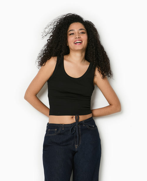 Débardeur court en maille côtelée - PIMKIE - 5