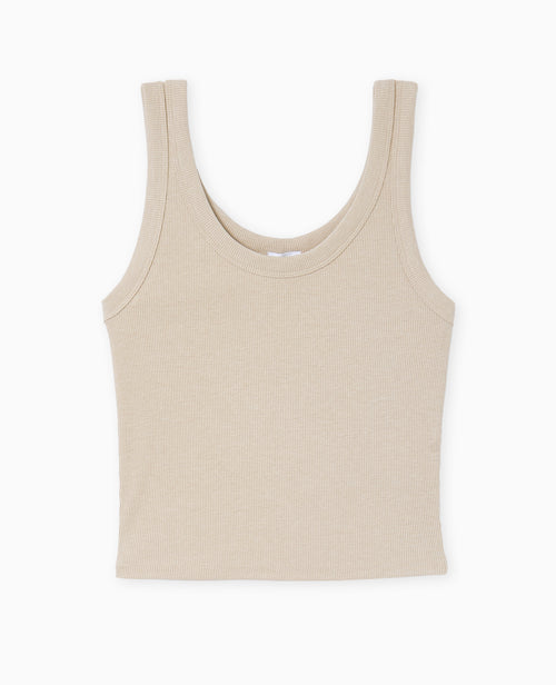 Débardeur court en maille côtelée - PIMKIE - 4