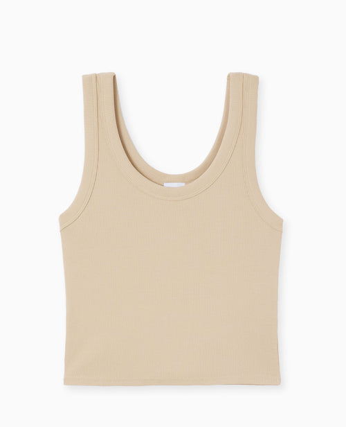 Débardeur court en maille côtelée - PIMKIE - 4