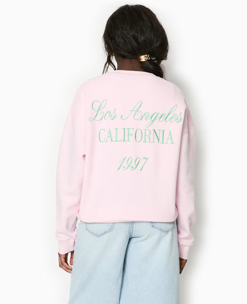 Sweat oversize avec broderies devant et dos - PIMKIE - 6