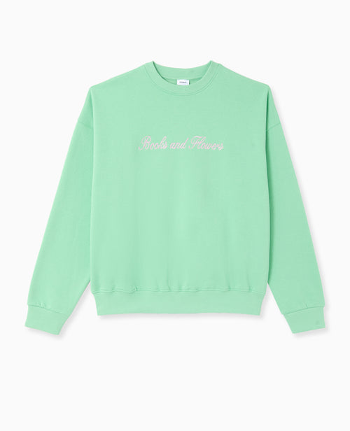 Sweat oversize avec broderies devant et dos - PIMKIE - 4