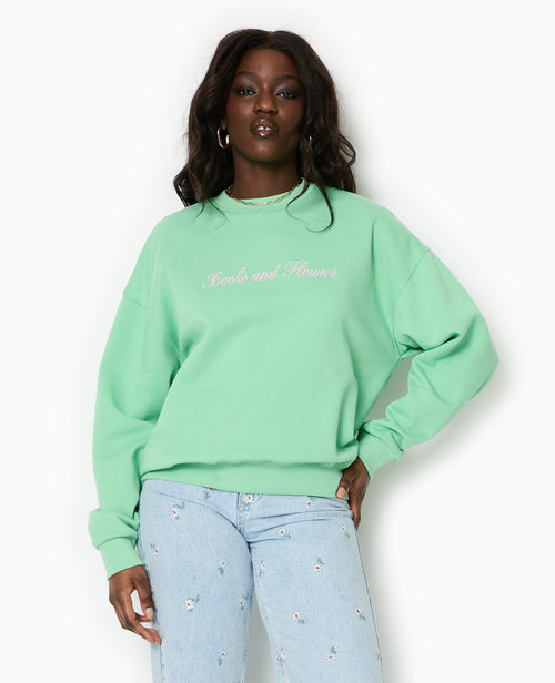 Sweat oversize avec broderies devant et dos - PIMKIE - 5