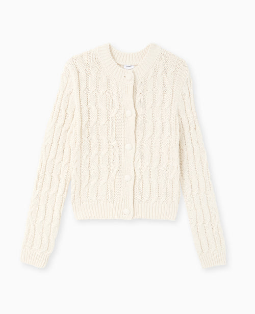 Gilet en maille torsadée - PIMKIE - 4