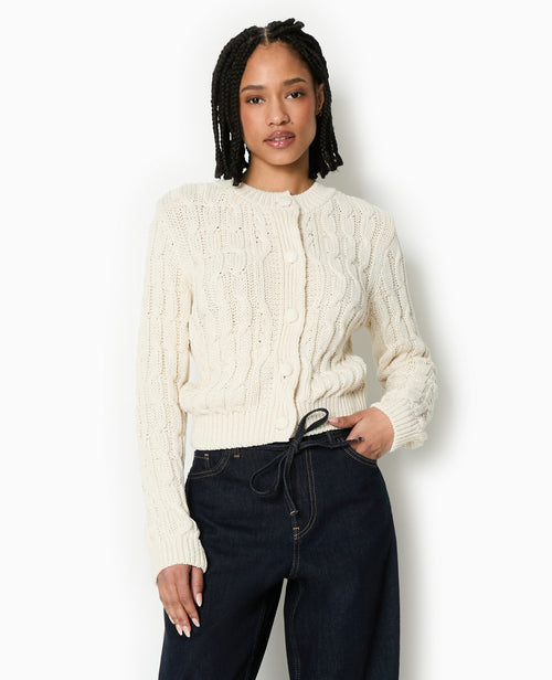 Gilet en maille torsadée - PIMKIE - 5