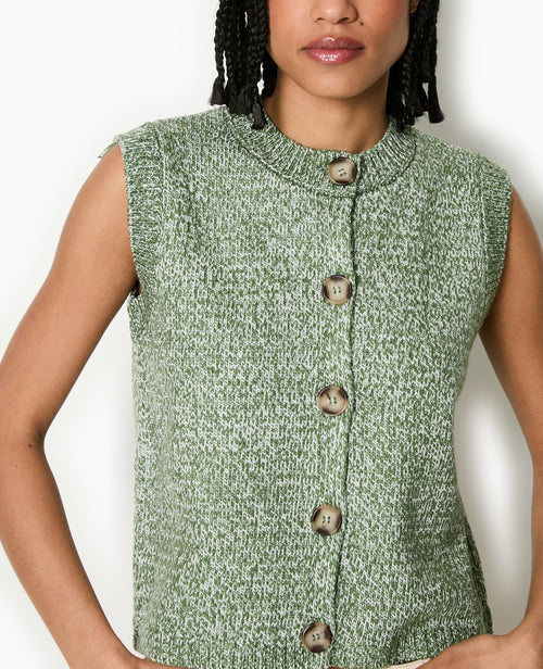 Gilet sans manches en maille moulinée - PIMKIE - 3