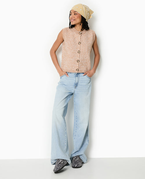 Gilet sans manches en maille moulinée - PIMKIE - 2