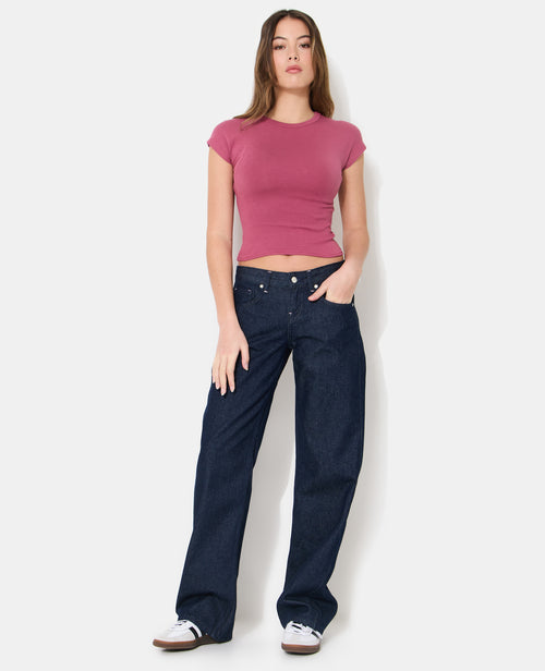 T-shirt ajusté manches raccourcies - PIMKIE - 3