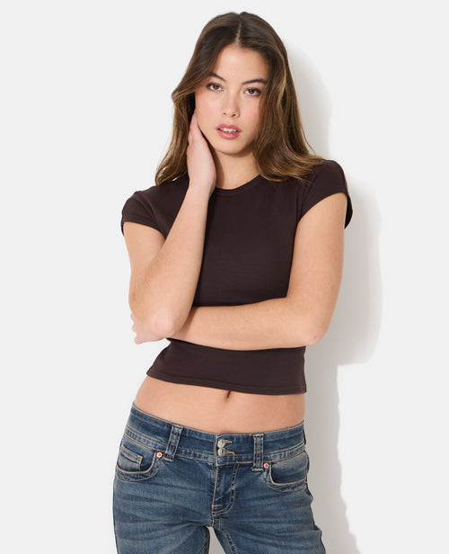 T-shirt ajusté manches raccourcies - PIMKIE - 5