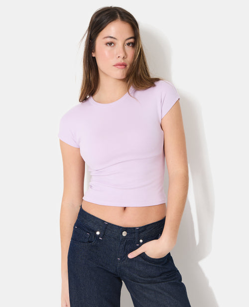 T-shirt ajusté manches raccourcies - PIMKIE - 5