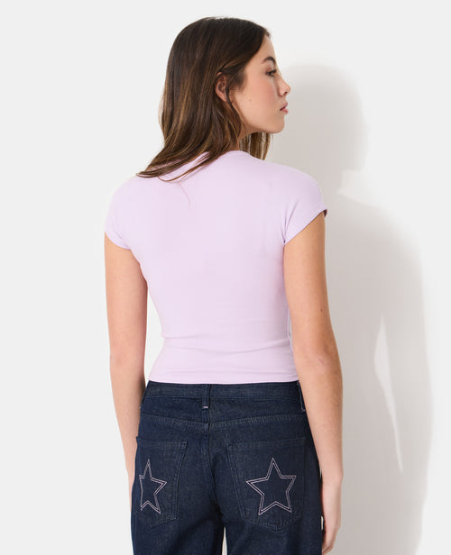 T-shirt ajusté manches raccourcies - PIMKIE - 6