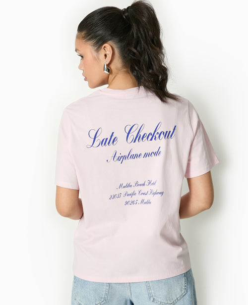 T-shirt oversize avec print devant et dos - PIMKIE - 1
