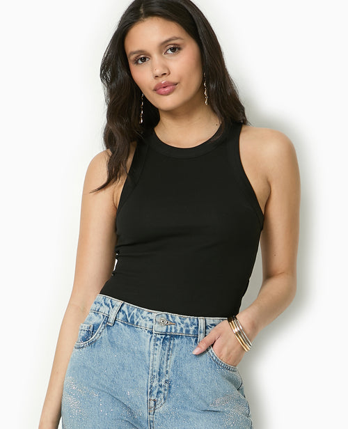 Débardeur en maille côtelée - PIMKIE - 1