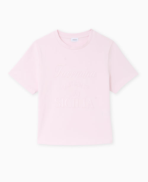 T-shirt court avec broderie ton sur ton - PIMKIE - 4