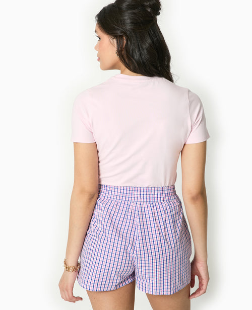 T-shirt court avec broderie ton sur ton - PIMKIE - 6