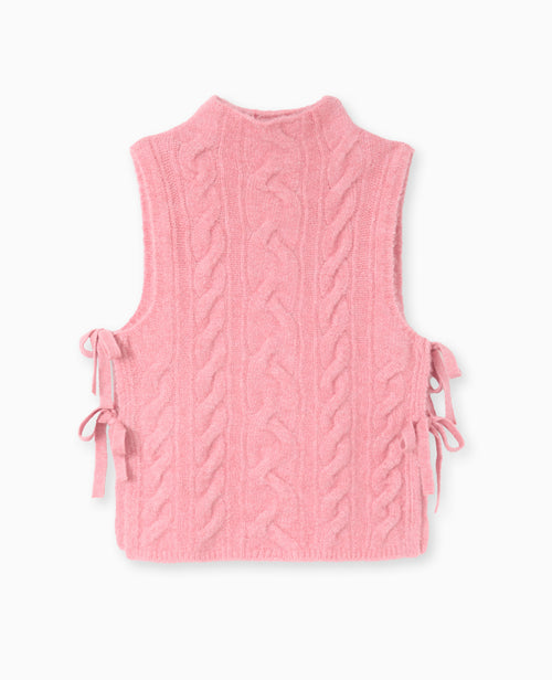 Pull sans manches avec nouettes sur les côtés - PIMKIE - 4