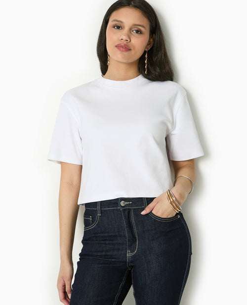 T-shirt ample et court - PIMKIE - 1