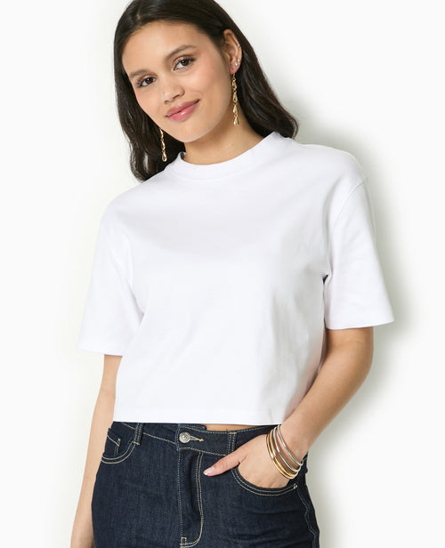 T-shirt ample et court - PIMKIE - 5