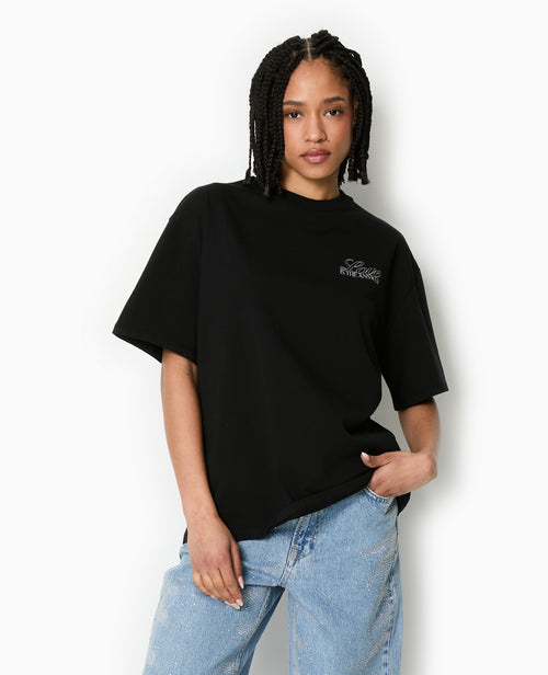 T-shirt oversize avec print poitrine et dos - PIMKIE - 5