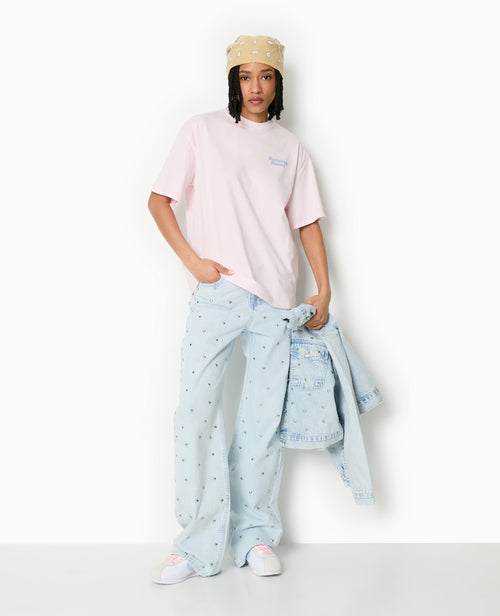 T-shirt oversize avec print poitrine et dos - PIMKIE - 5