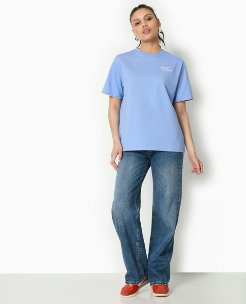 T-shirt oversize avec print devant et dos - PIMKIE - 3