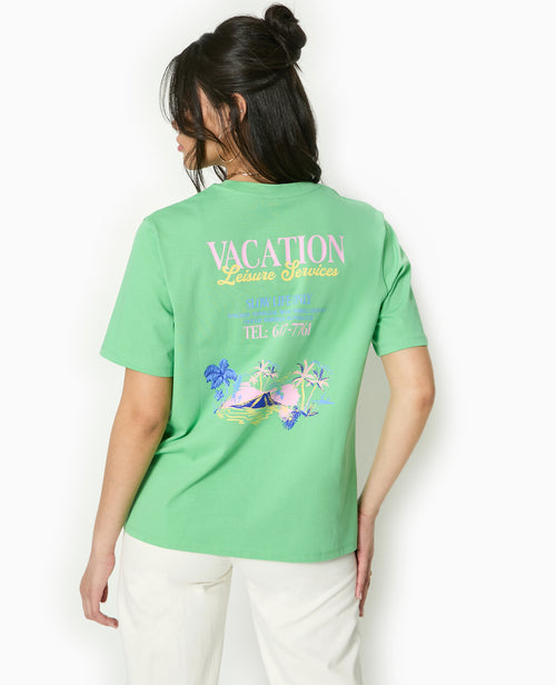 T-shirt oversize avec print devant et dos - PIMKIE - 1