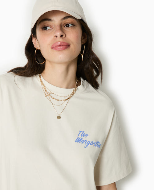 T-shirt oversize print MARGARITA - PIMKIE - 3