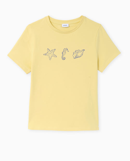 T-shirt ajusté avec print devant - PIMKIE - 4