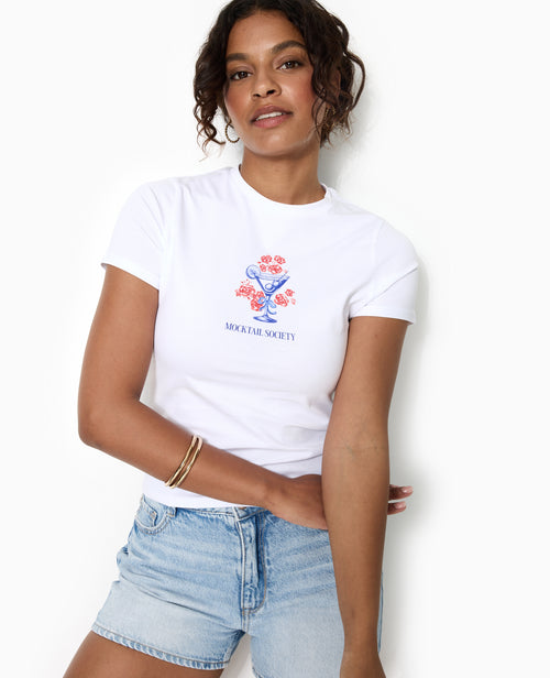 T-shirt ajusté avec print devant - PIMKIE - 1