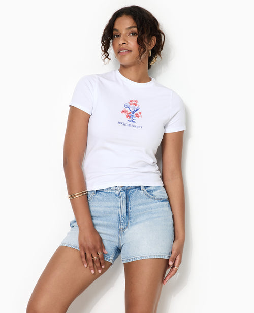 T-shirt ajusté avec print devant - PIMKIE - 6