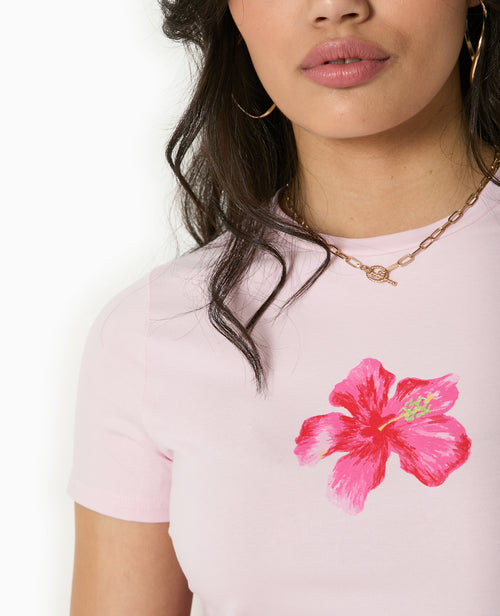 T-shirt ajusté avec print devant - PIMKIE - 3