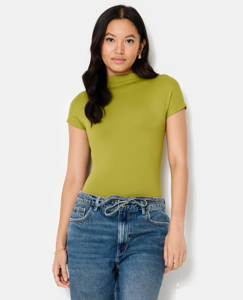 Body manches courtes col montant - PIMKIE - 1