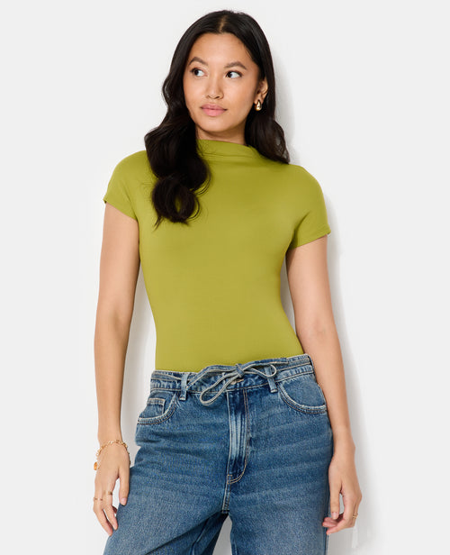 Body manches courtes col montant - PIMKIE - 5