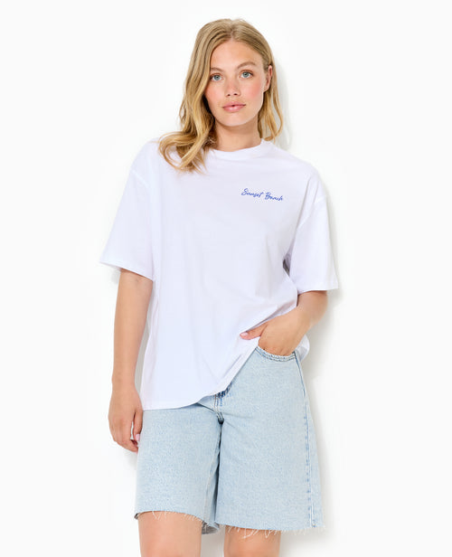 T-shirt oversize avec print poitrine et dos - PIMKIE - 5