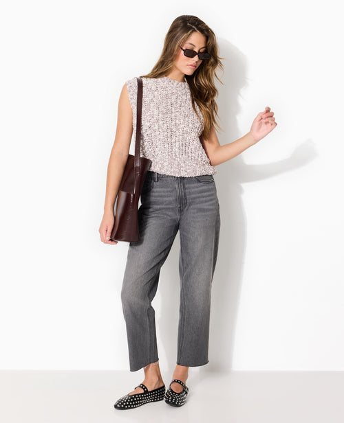 Pull sans manches en maille moulinée - PIMKIE - 3