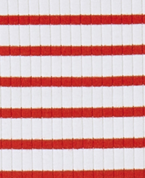 Top bandeau en maille côtelée rayée - PIMKIE - 8