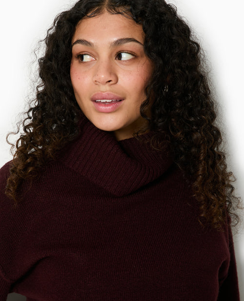 Pull col boule avec manches larges - PIMKIE - 3