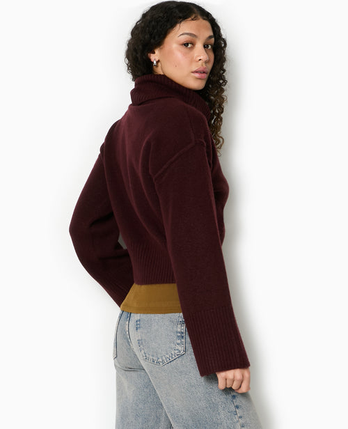 Pull col boule avec manches larges - PIMKIE - 6