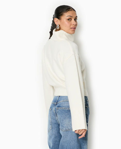 Pull col boule avec manches larges - PIMKIE - 6