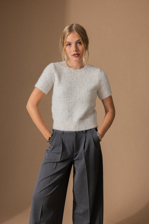 Pull manches courtes en maille douce - PIMKIE - 2