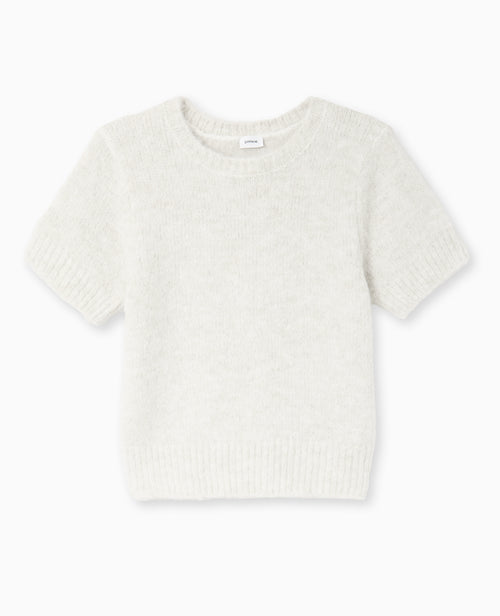 Pull manches courtes en maille douce - PIMKIE - 4