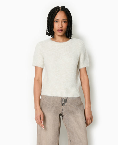 Pull manches courtes en maille douce - PIMKIE - 5