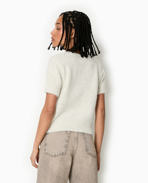 Pull manches courtes en maille douce - PIMKIE - 6